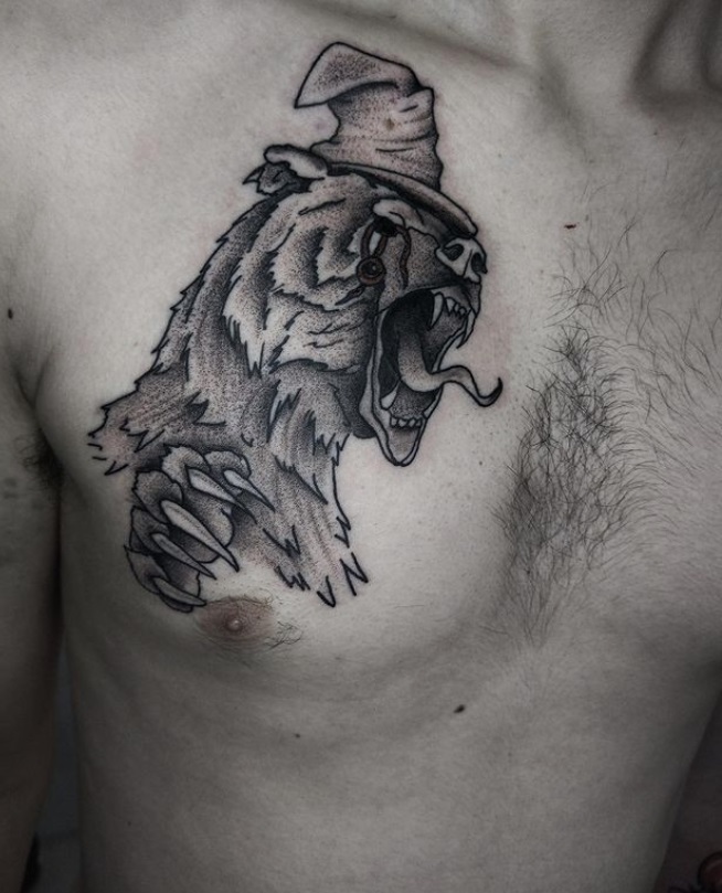Bear tattoo