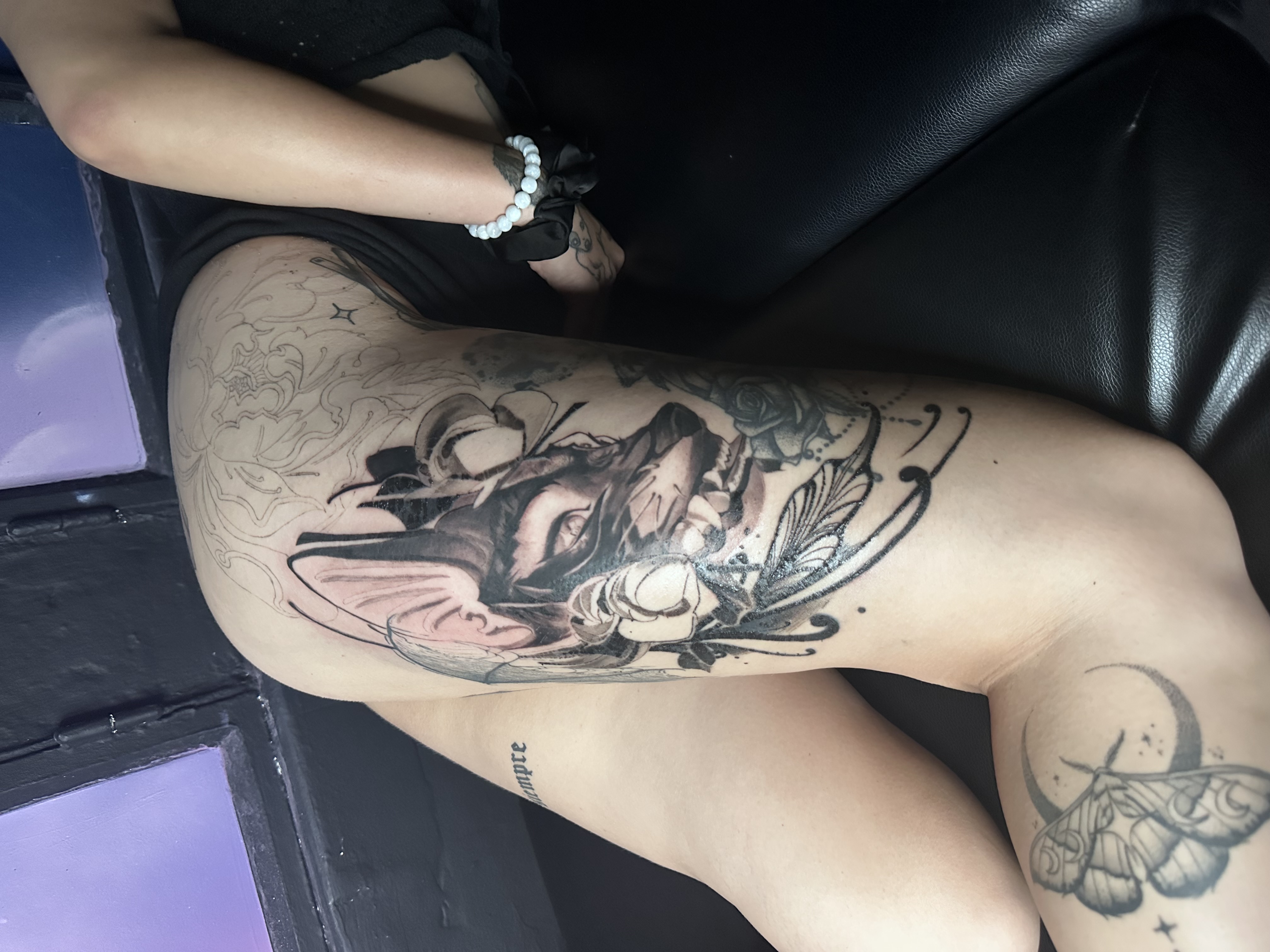 Tatouage renard – Dany, LAB Tattoo Lausanne