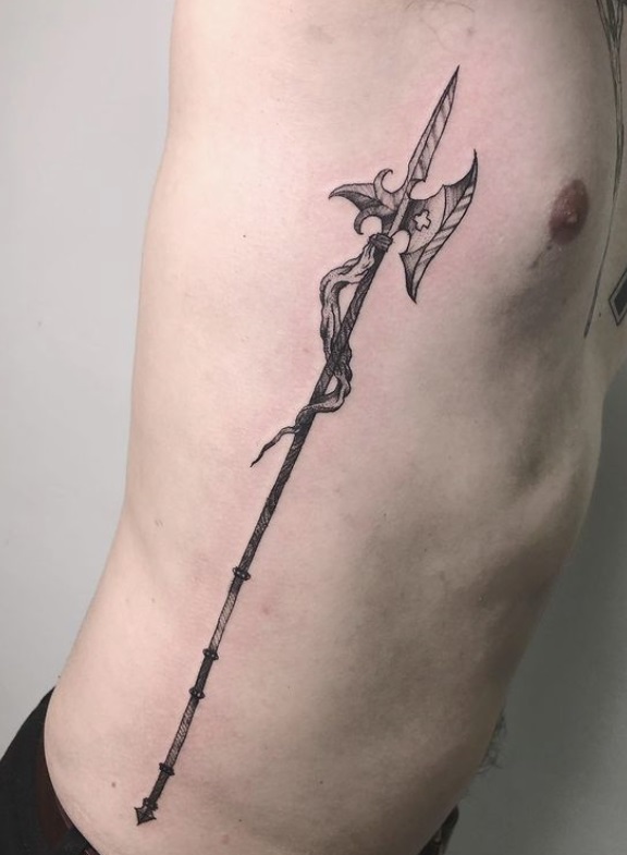 Arme de chevalier tattoo