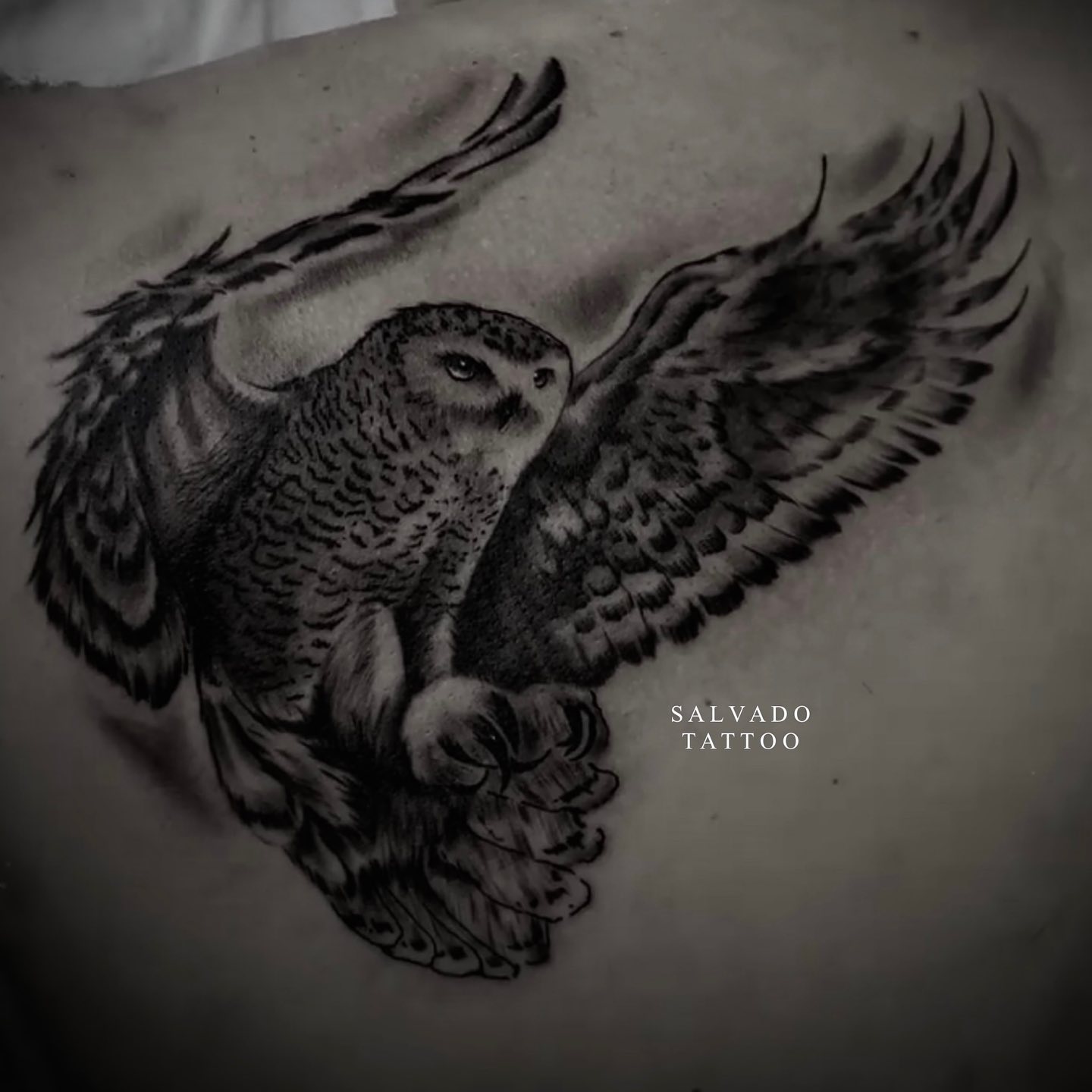 Hibou tattoo