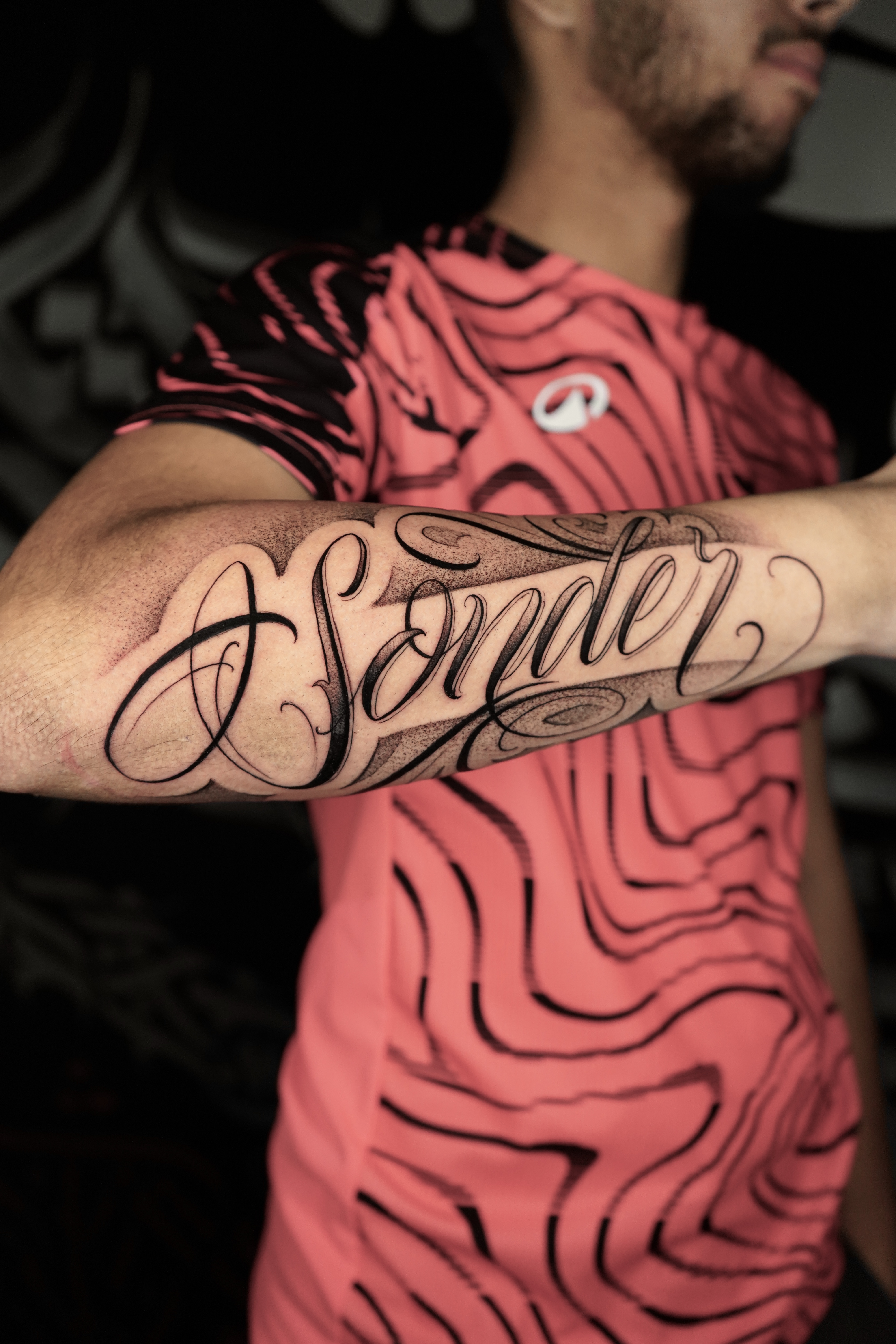Tatouage text Sonder – Lab Tattoo Lausanne